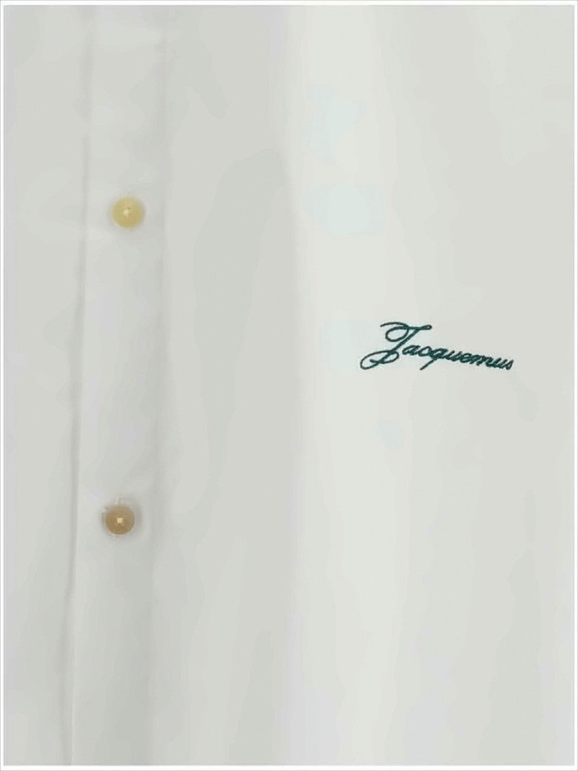 Jacquemus Structured Long-Sleeve Shirt With Contrasting Ribbed Details