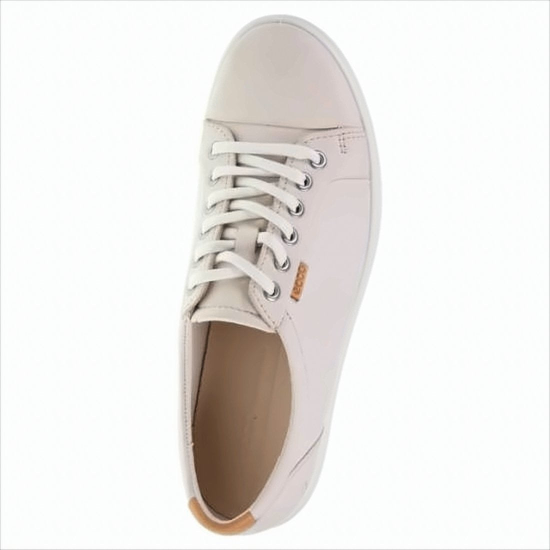 Ecco Minimalist Low-Top Leather Sneakers With Subtle Accents