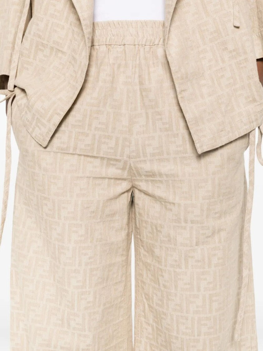Fendi `Ff Chambray` Pants