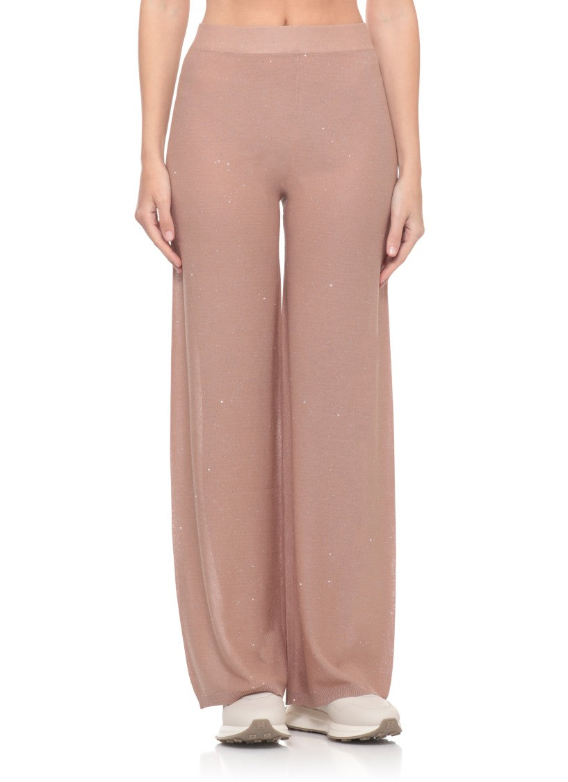 Kangra Viscose Sequined Straight-Leg Pants