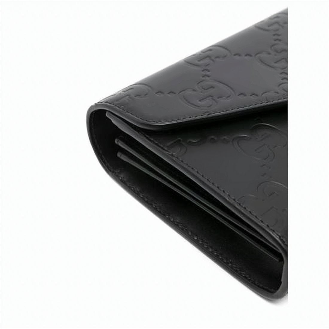 Gucci Embossed Leather Crossbody Bag With Gold-Tone Hardware
