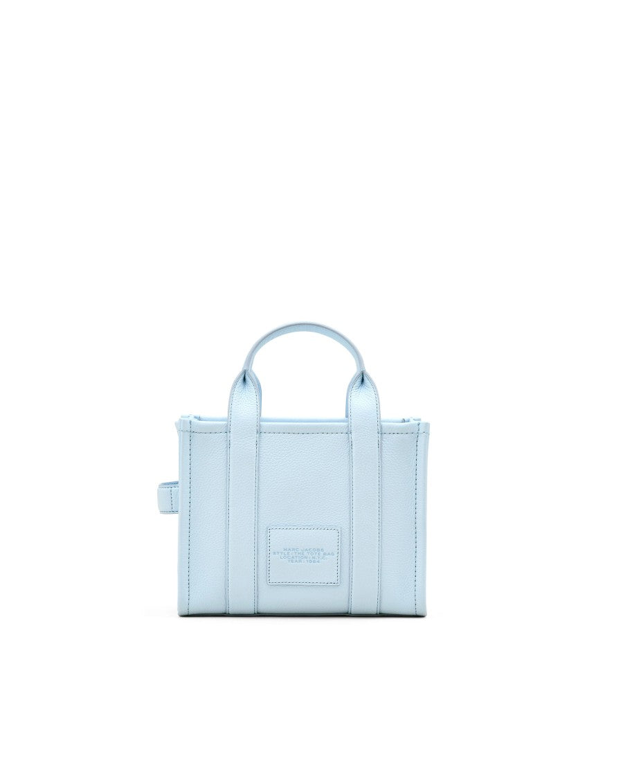 Marc Jacobs Cloud Blue Small Full Grain Leather Tote Bag