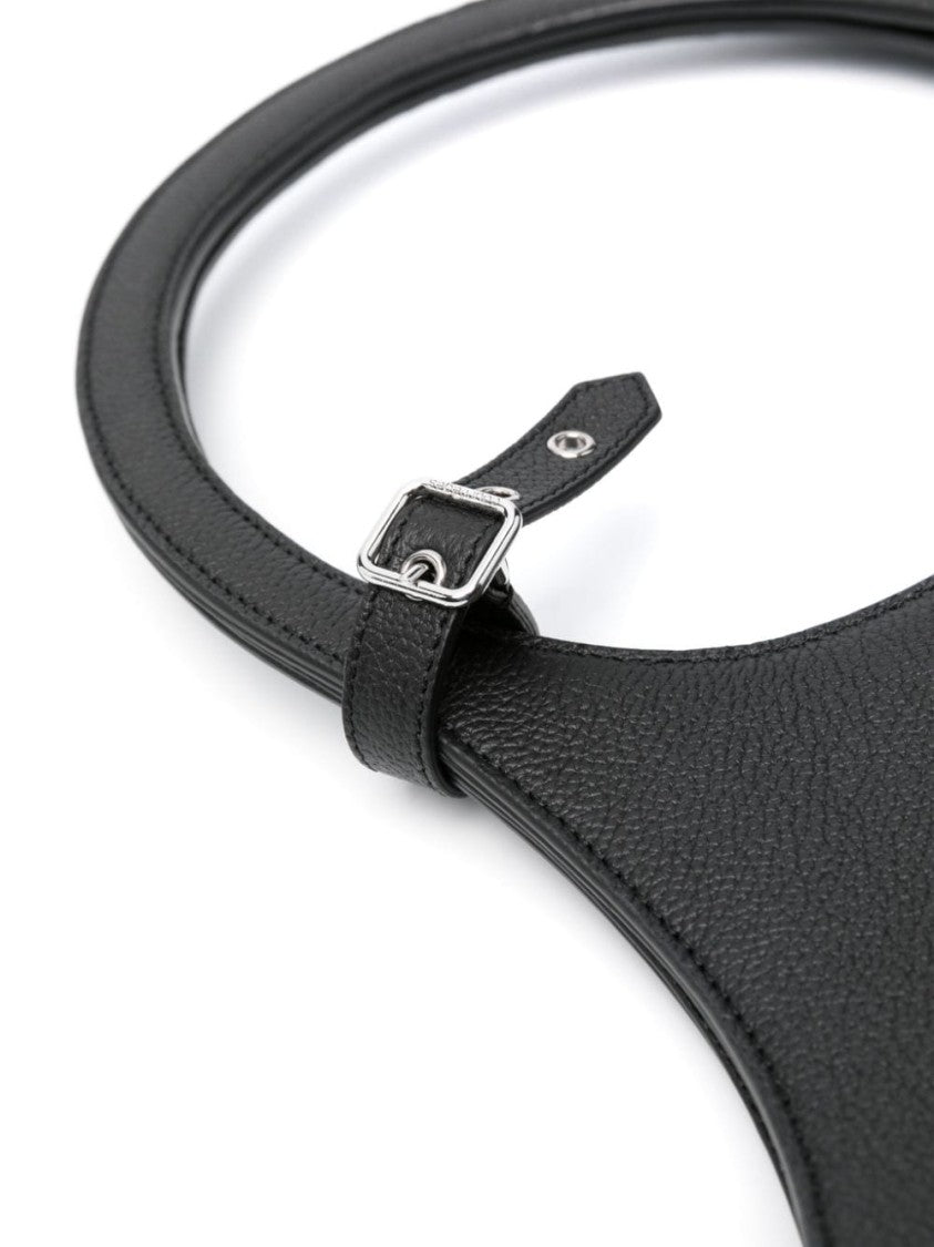 Courrèges Pebbled Leather Handbag