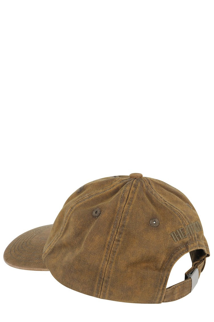 The Attico Military Green Canvas Curved-Visor Cotton Hat