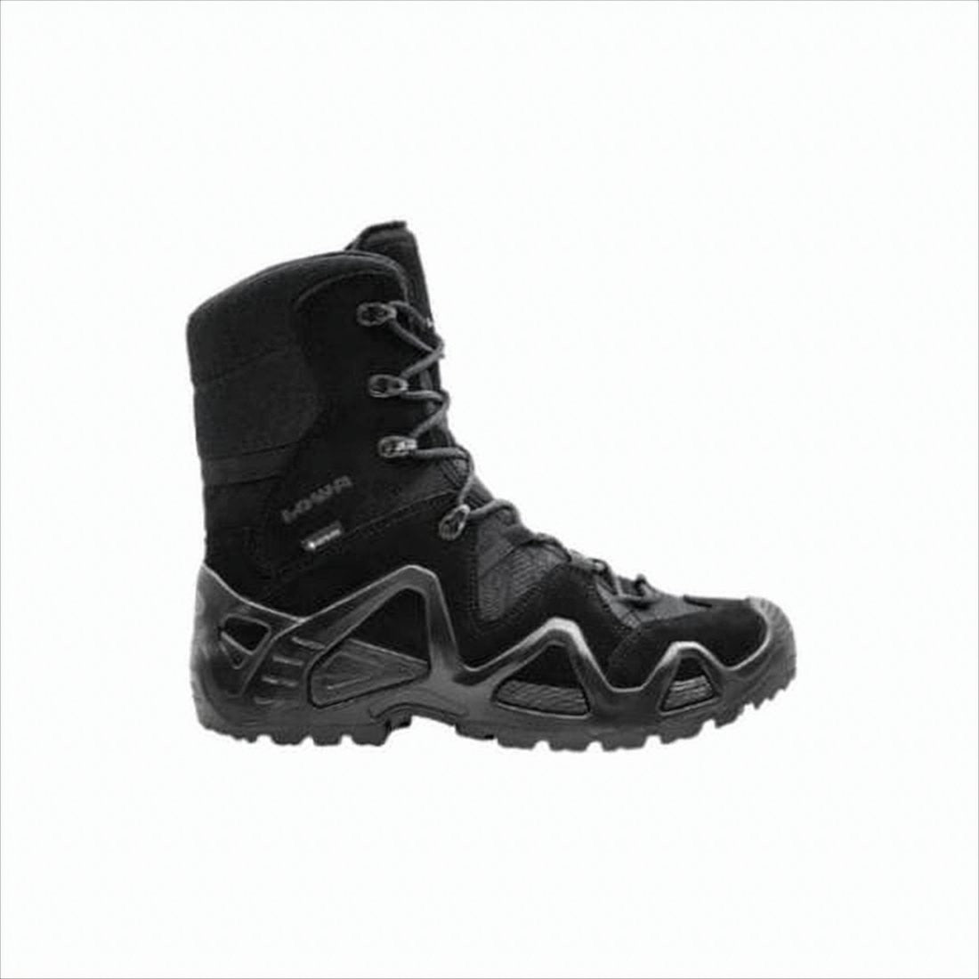Lowa High-Top Suede And Rubber Boots With Rugged Sole