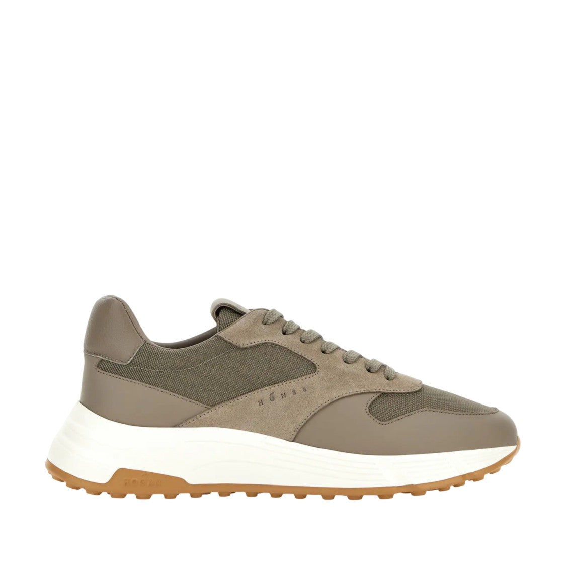 Hogan Chunky Sole Sneakers With Suede