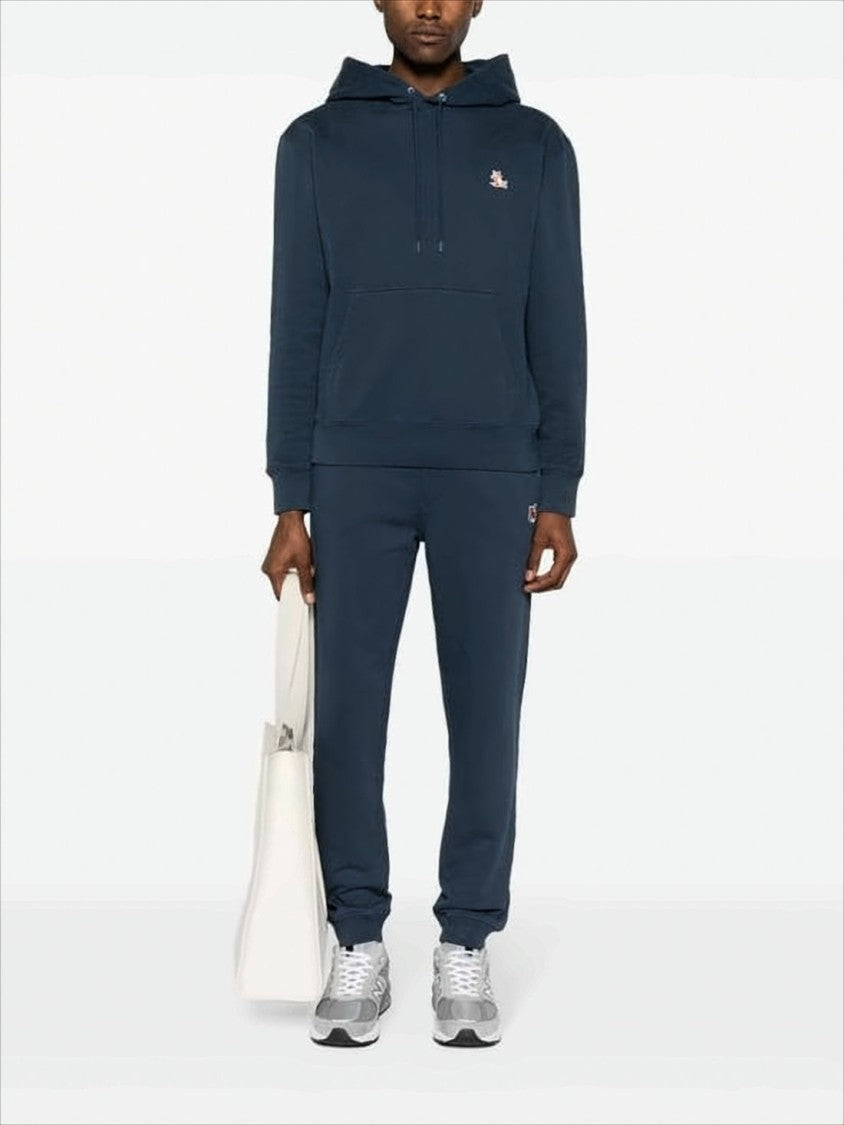 Maison Kitsuné Embroidered Fox Logo Pullover Hoodie