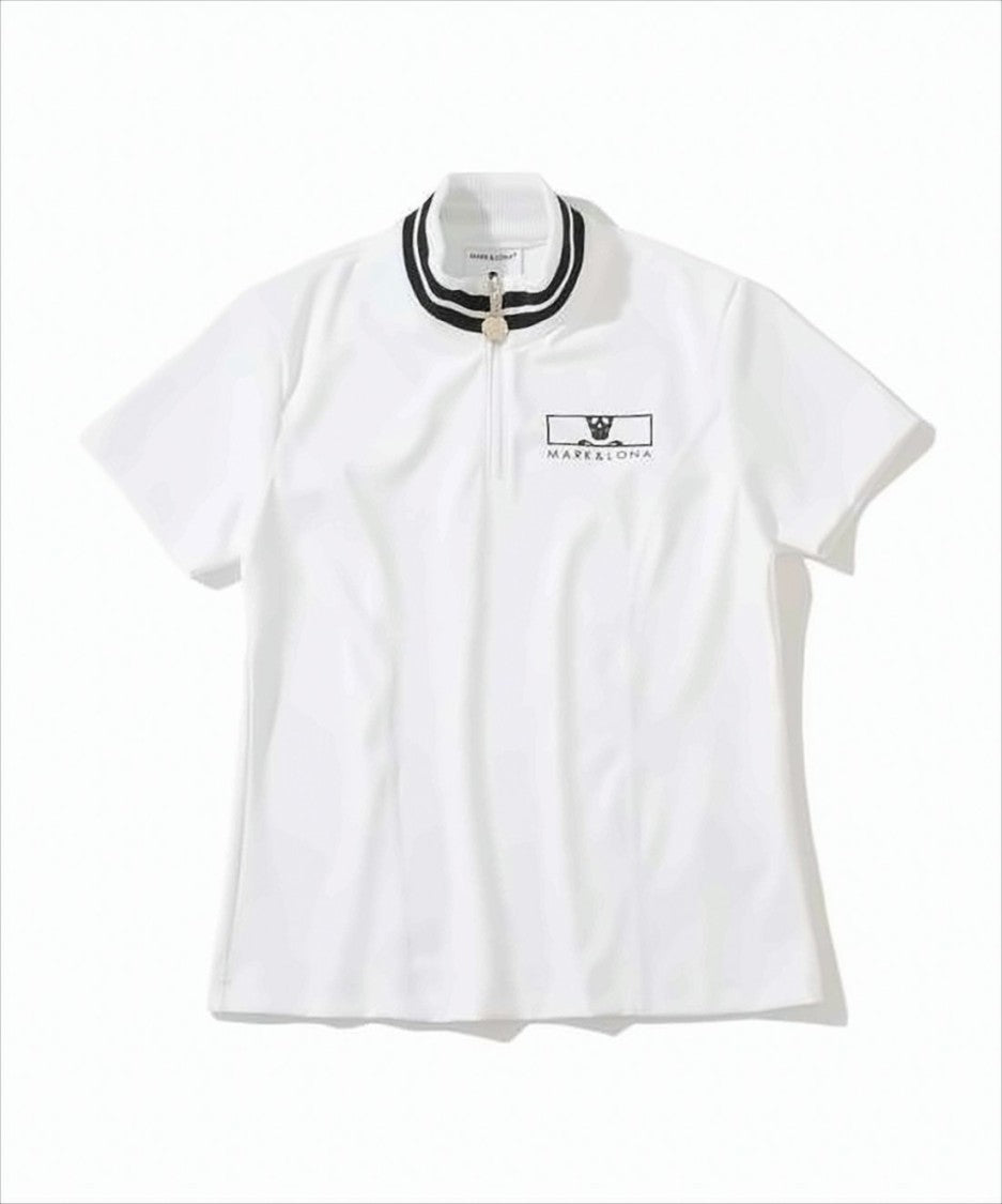Mark&Lona Minimalist Zip-Up Polo Shirt