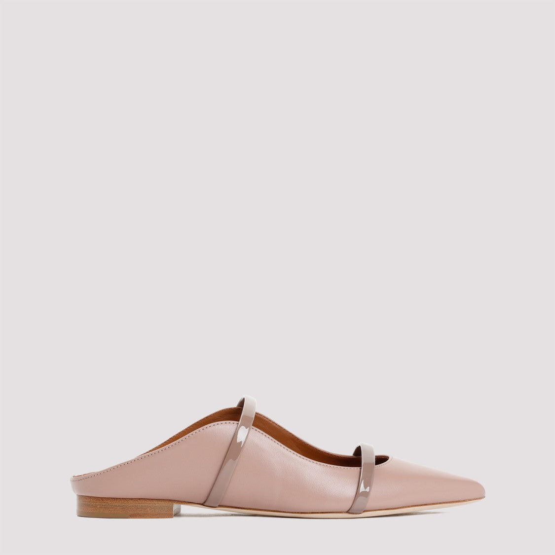 Malone Souliers Nude Leather Maureen Flats