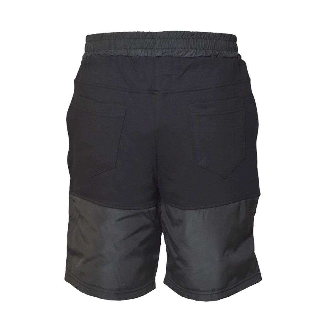 Gcds Black Band Logo Nylon Bermuda Shorts