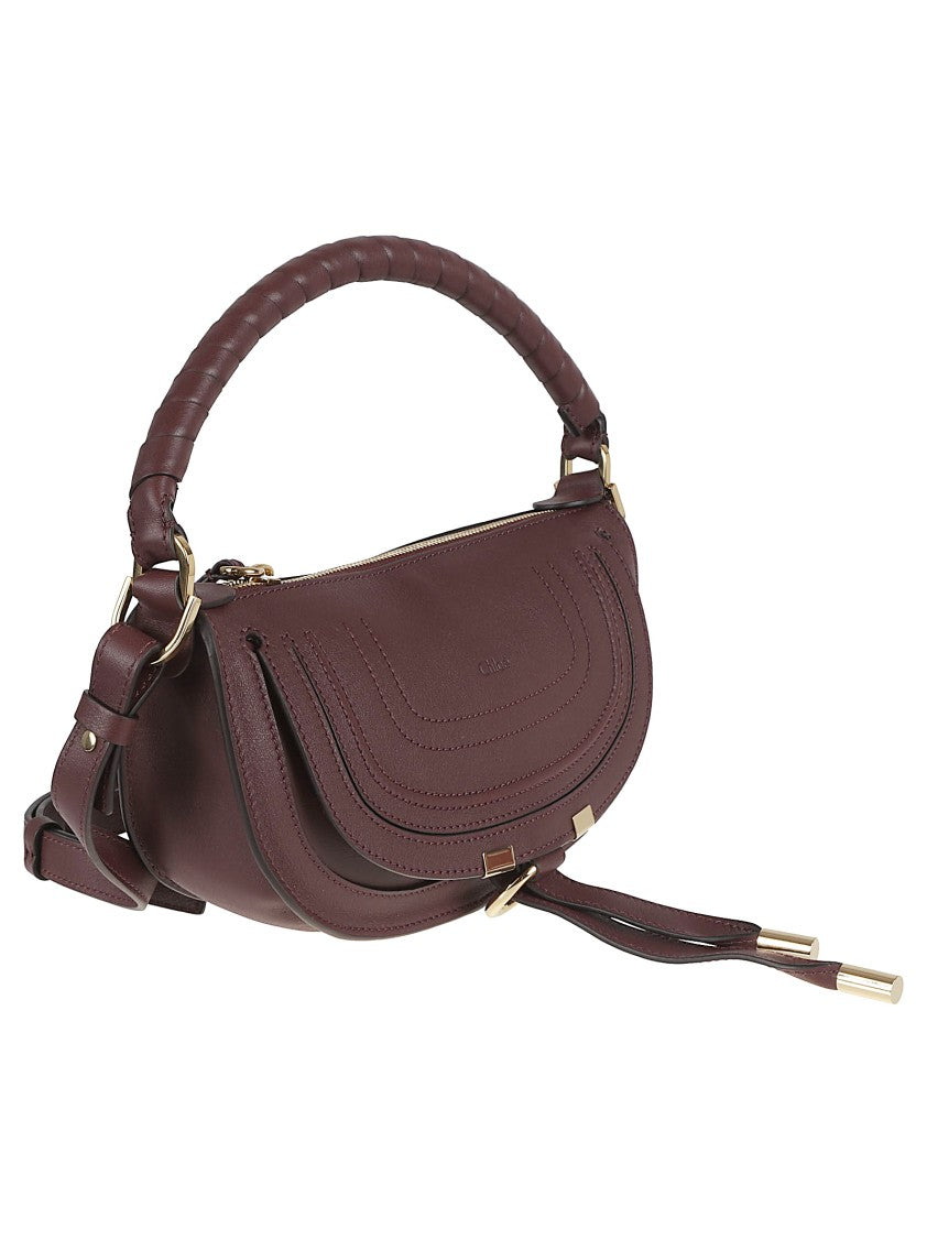 Chloé Crescent Mini Crossbody Bag In Soft Calf Leather