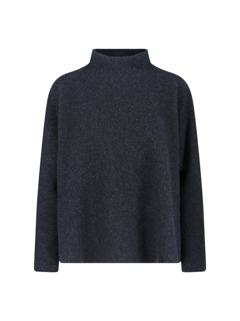 Giorgio Armani Mock Neck Sweater – Grey