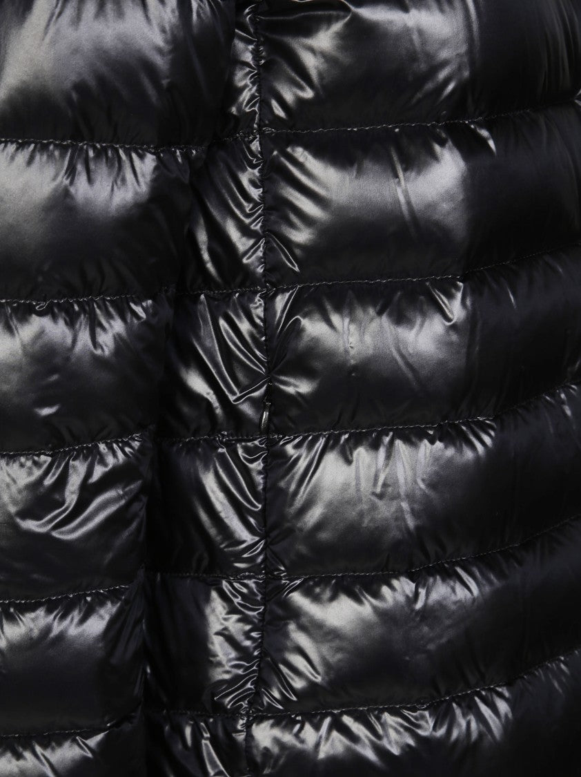 Herno Padded Long Coat With Flared Silhouette