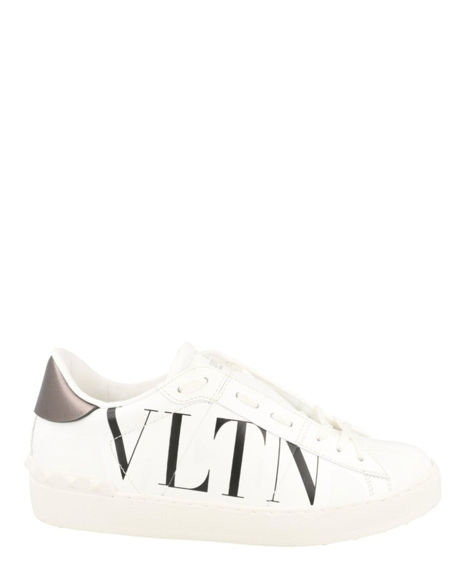 Valentino Open Vltn Leather Low-Top Sneakers