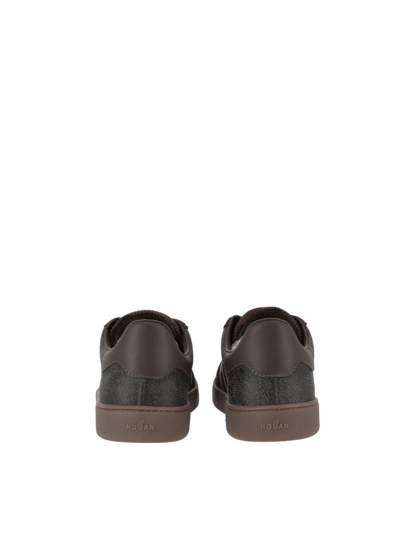 Hogan Cool Suede Leather Low-Top Sneakers