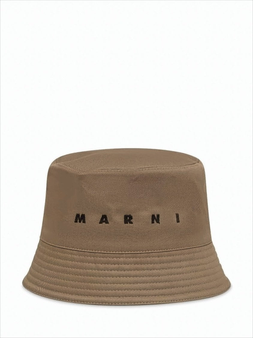 Marni Structured Cotton Bucket Hat With Minimalist Branding