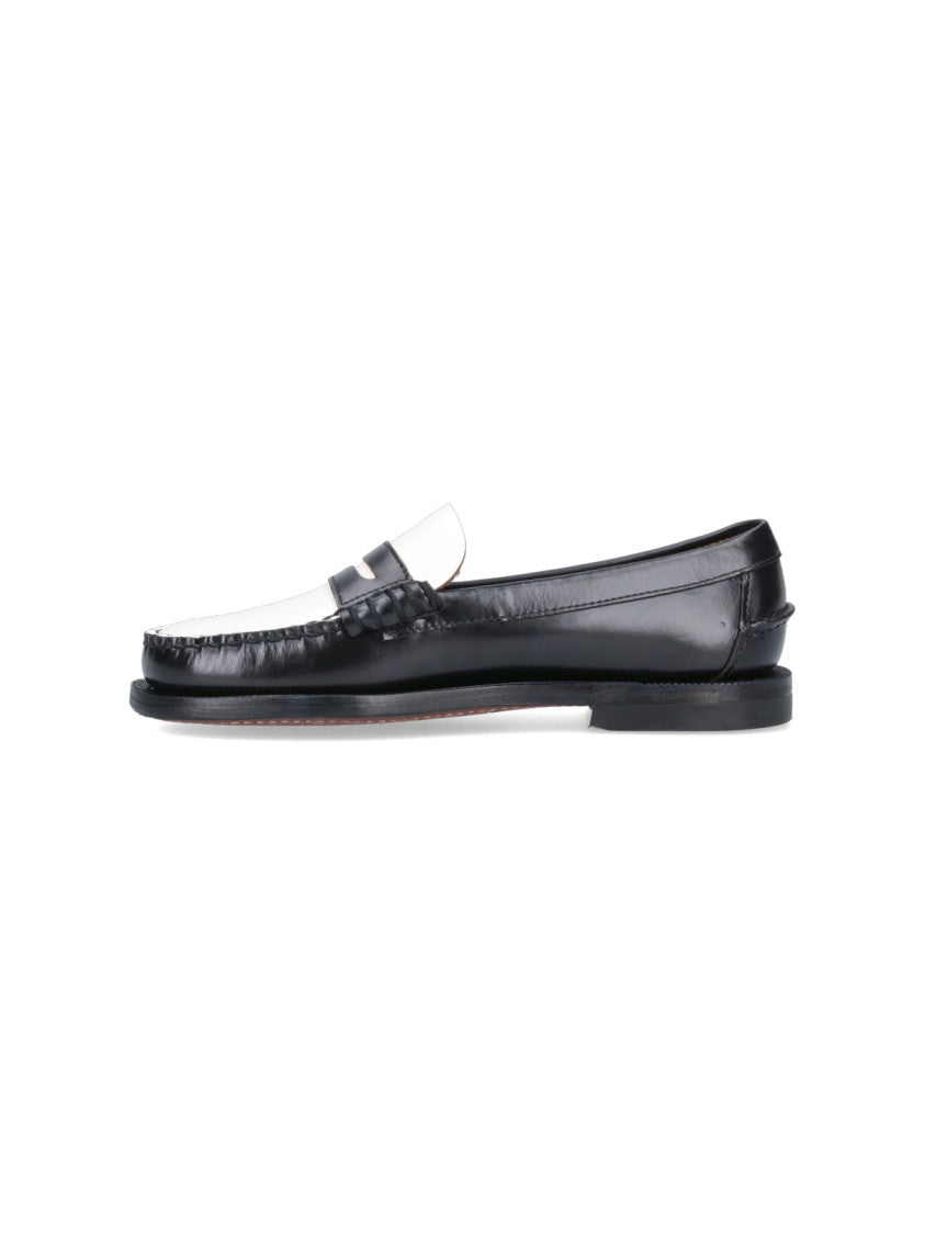 Sebago Classic Black Loafer Flats