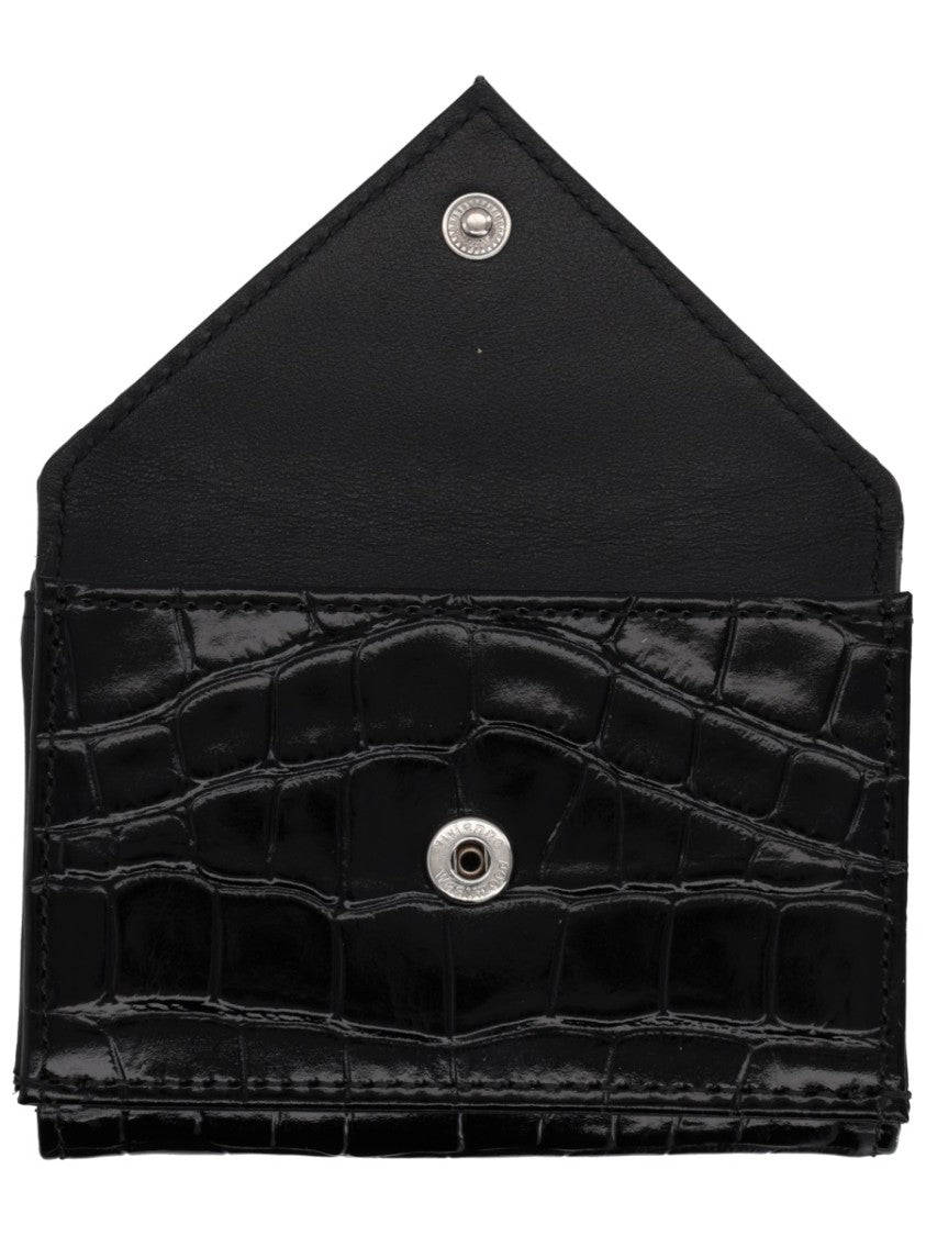 Vivienne Westwood Crocodile-Embossed Calf Leather Envelope Wallet