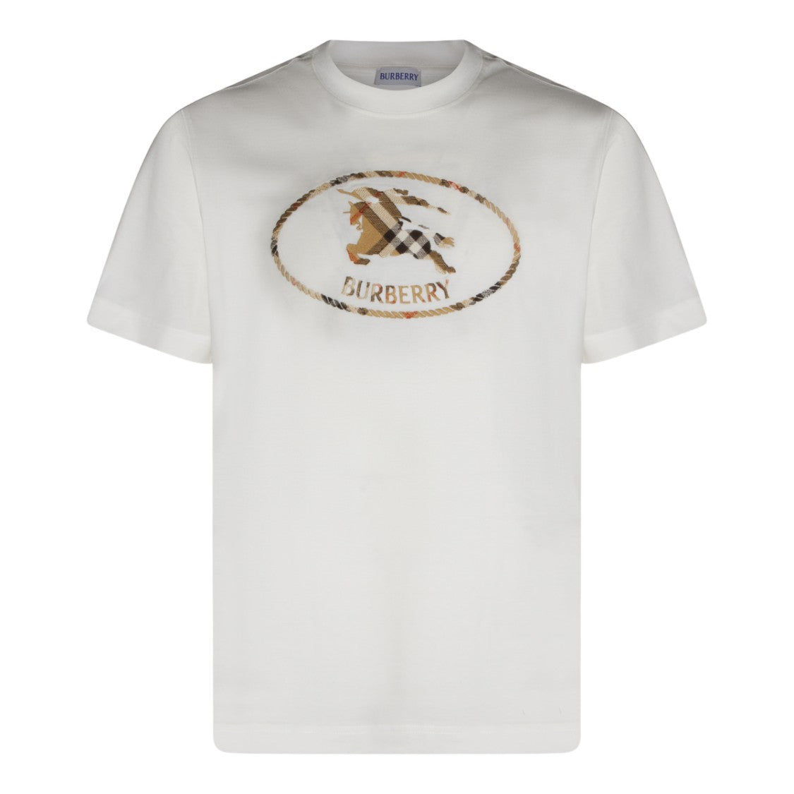 Burberry Classic Short-Sleeve T-Shirt With Embroidered Emblem