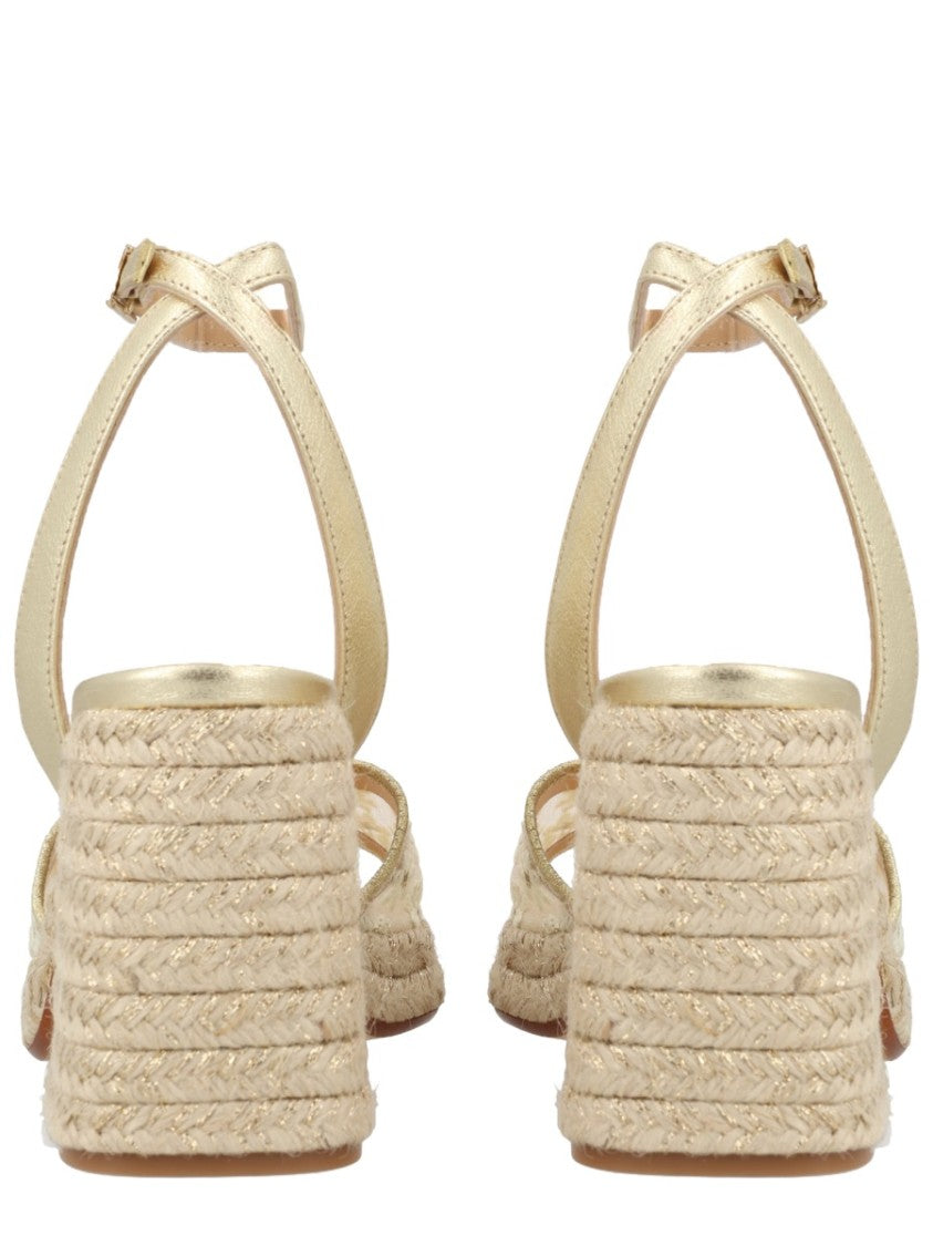 Castaner Neutral Vals Braided Jute Block Sandals