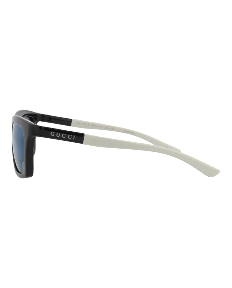 Gucci Square-Frame Injection Sunglasses