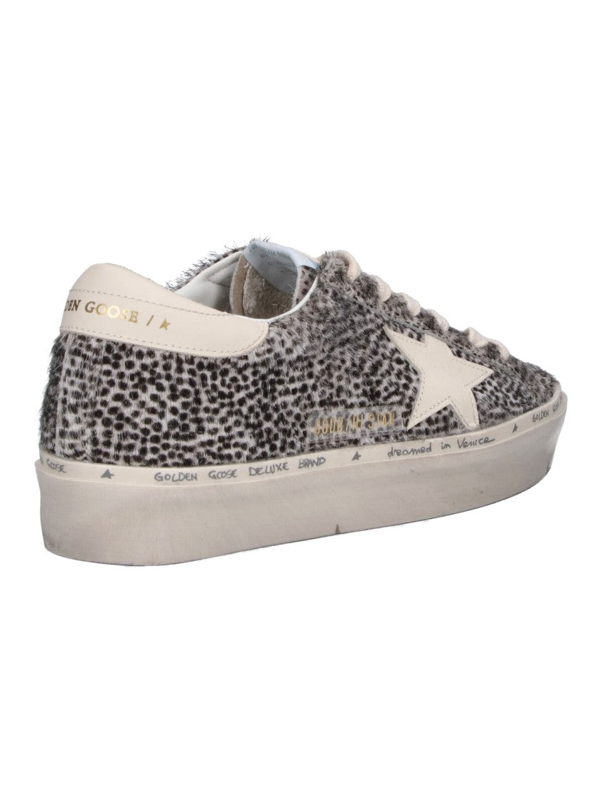 Golden Goose Animalier Leather Hi Star Sneakers