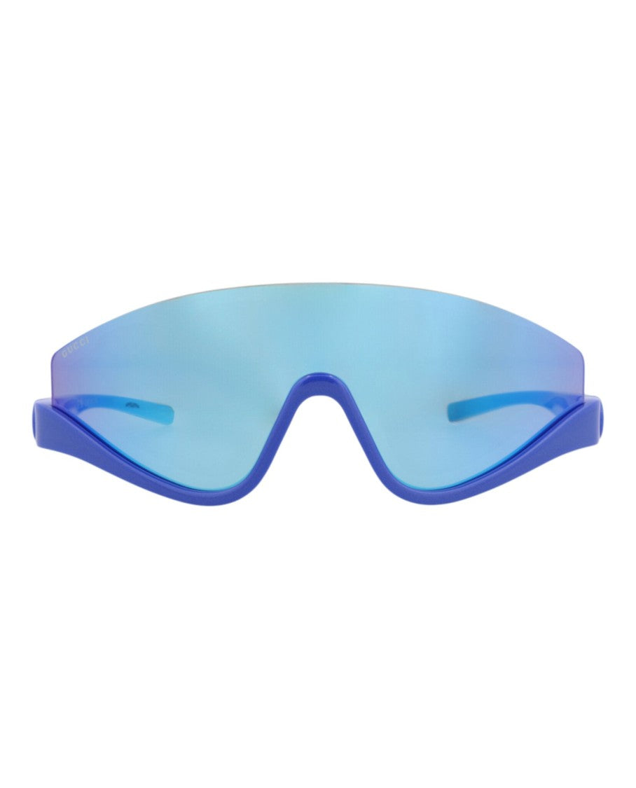 Gucci Shield-Frame Injection Sunglasses