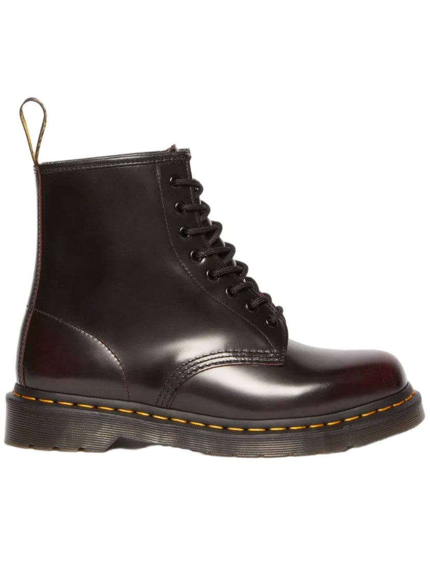 Dr. Martens 1460 Polished Leather Yellow-Stitch Boots