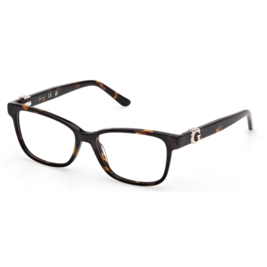 Guess Gu50227 Rectangular Tortoiseshell Eyeglasses
