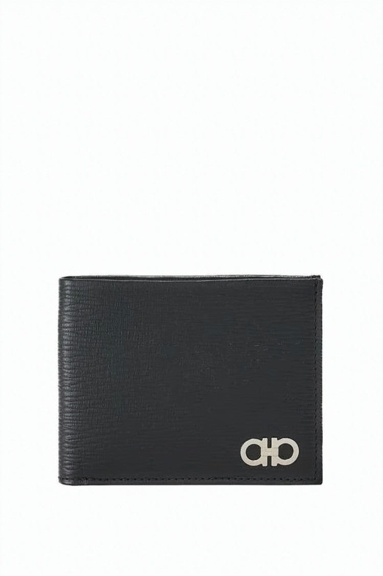 Salvatore Ferragamo Textured Calf Leather Bifold Wallet