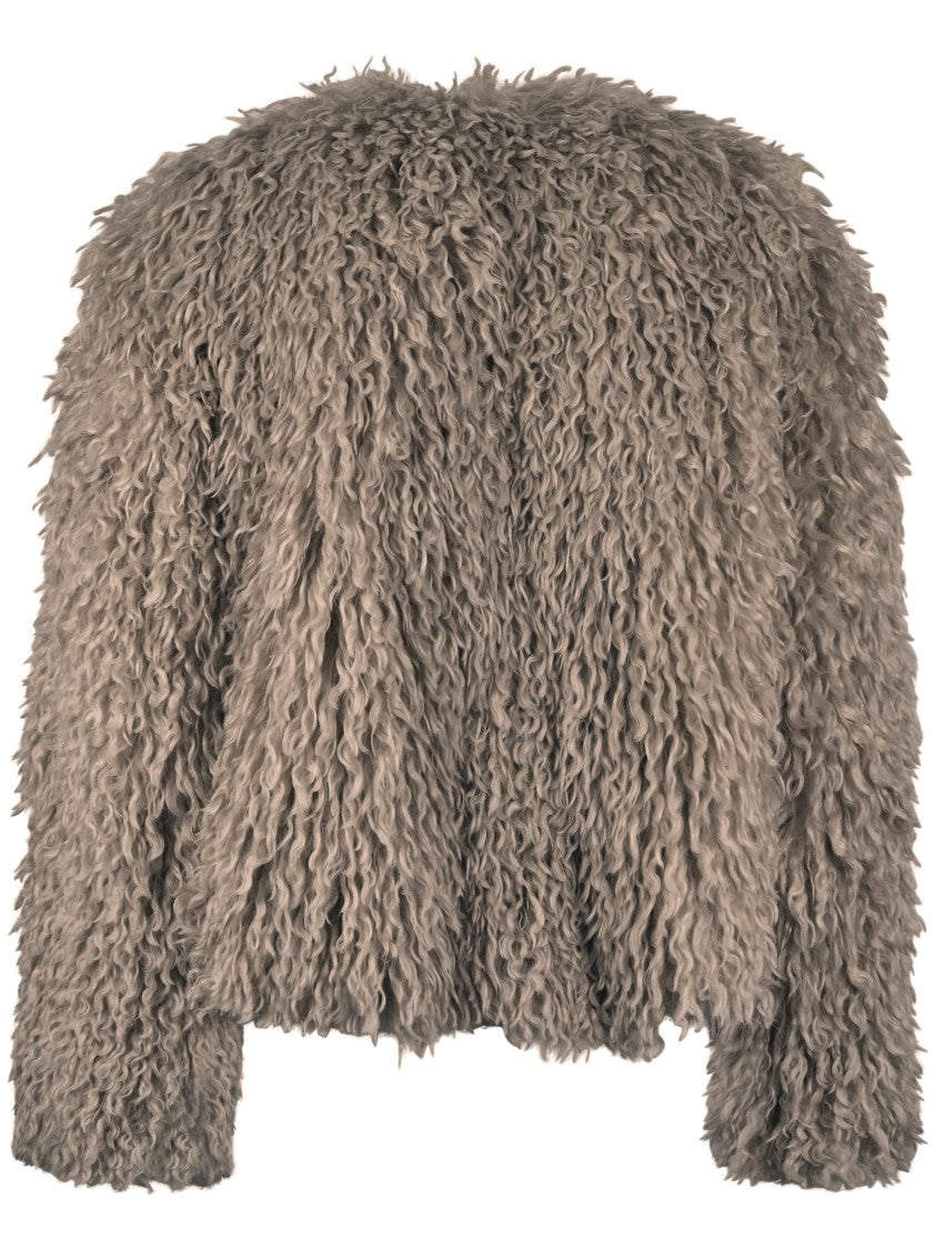 Tagliatore Plush Textured Bomber Jacket
