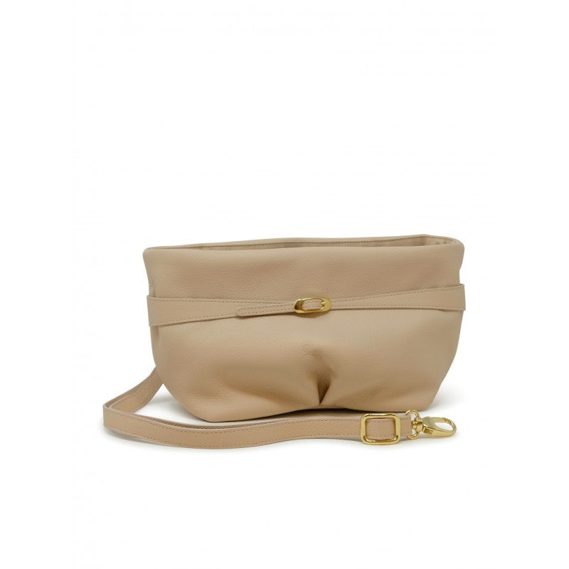 Roberto Del Carlo Anna Nude Leather Bag