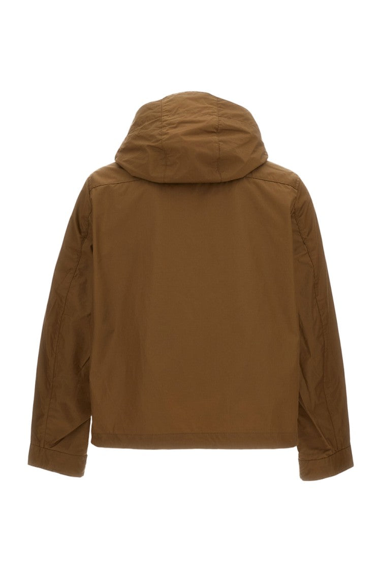 Manifattura Ceccarelli Unlined Boxy-Cut Brown Jacket