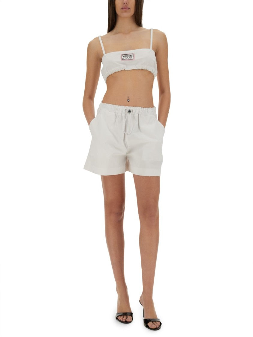 Moschino Wide Fit Cotton Shorts