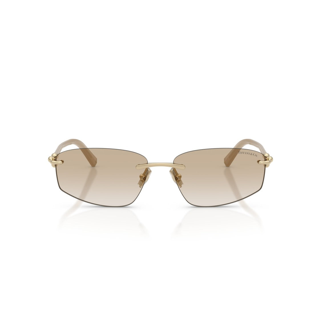 Tiffany & Co. 0Tf3114 Rimless Gradient Brown Sunglasses