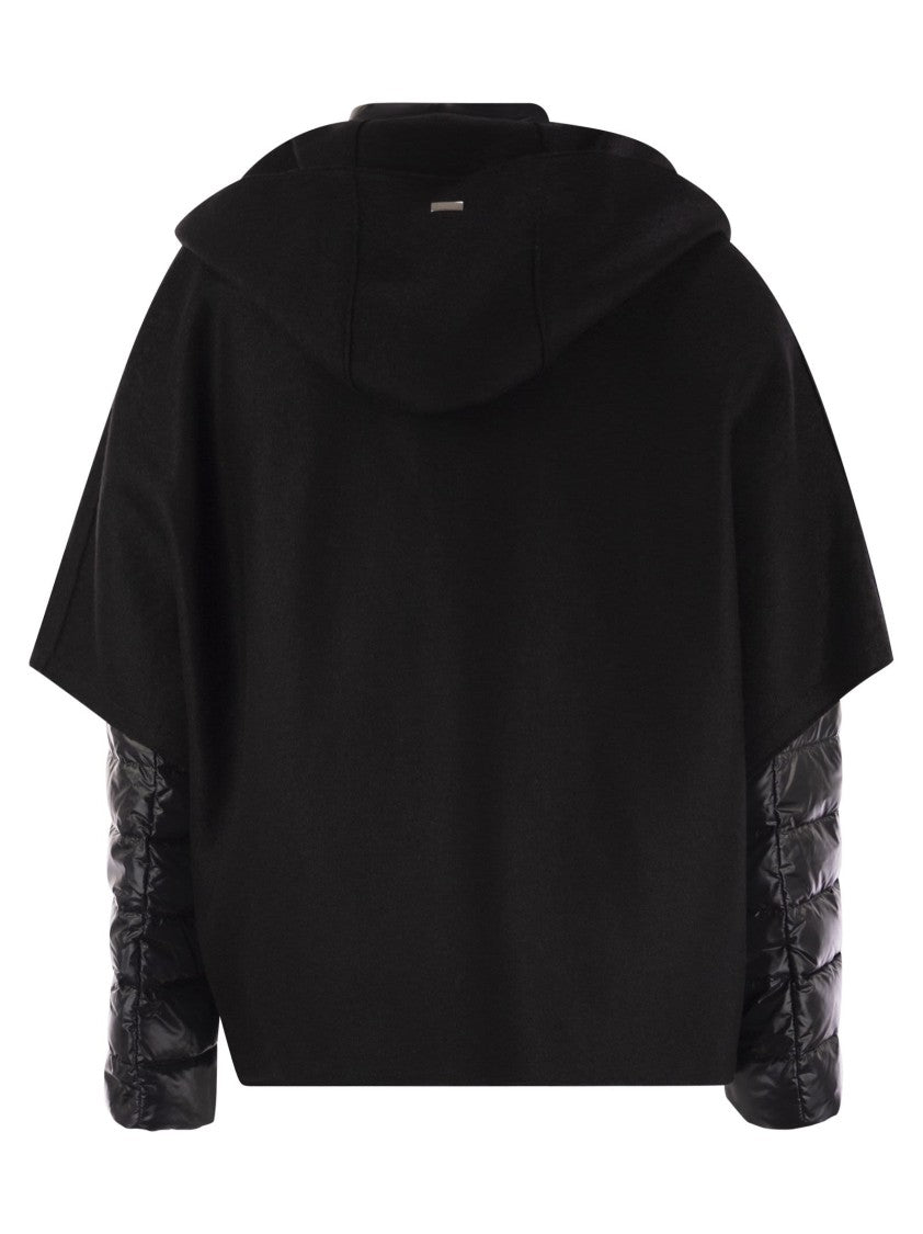 Herno Resort Hood In Ultralight Wool And Nylon
