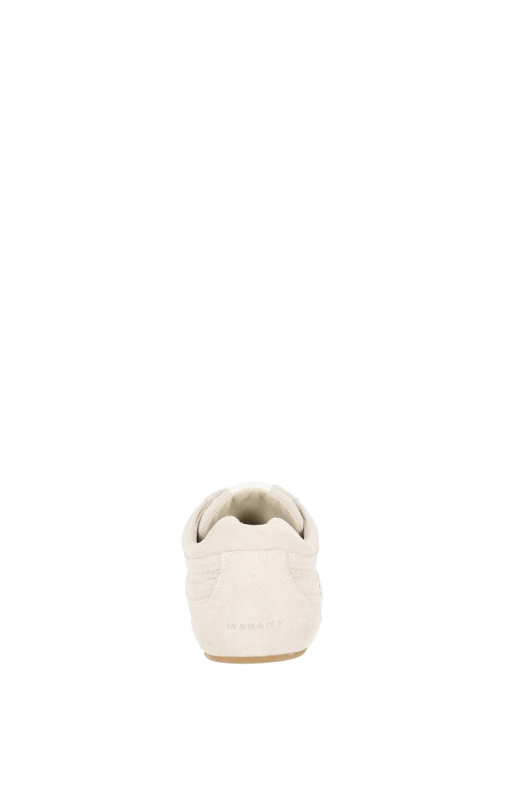 Isabel Marant Sennyh Perforated Suede Low-Top Sneakers