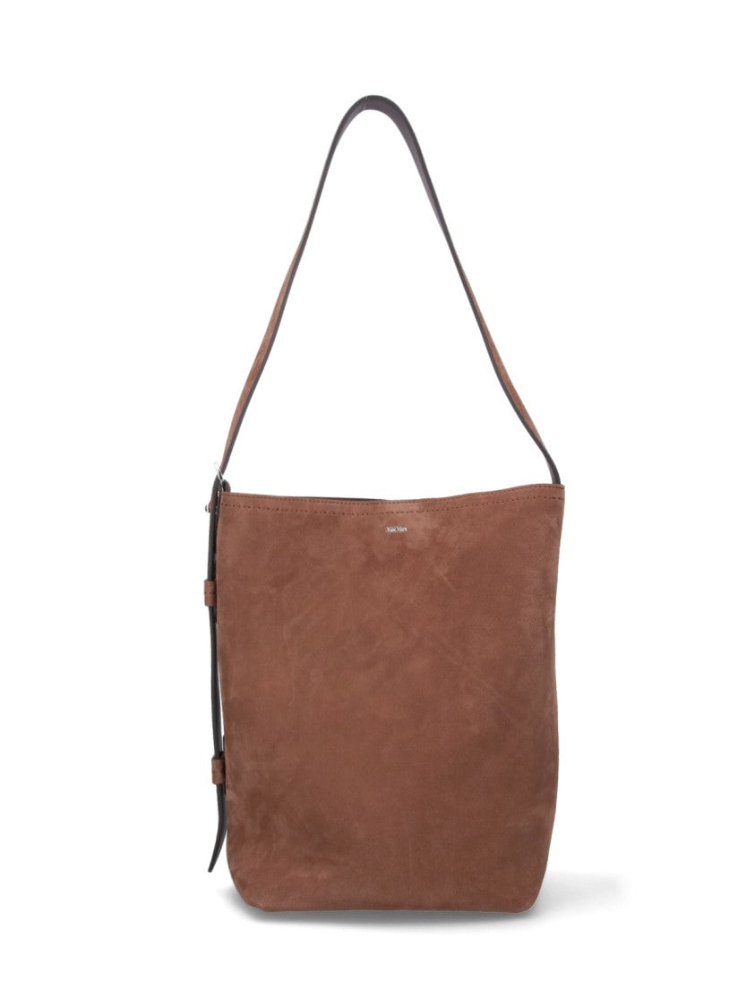 Max Mara "Archetipo" Small Tote Bag Brown