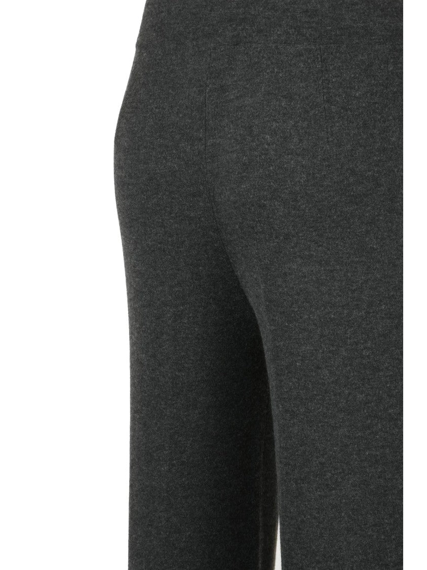 Max Mara High-Waisted Knit Trousers With Straight-Leg Silhouette