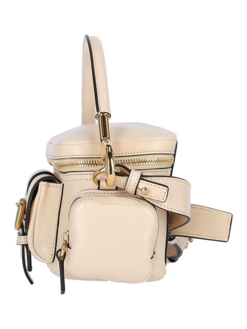 Chloé Small "Camera Bag" – Beige