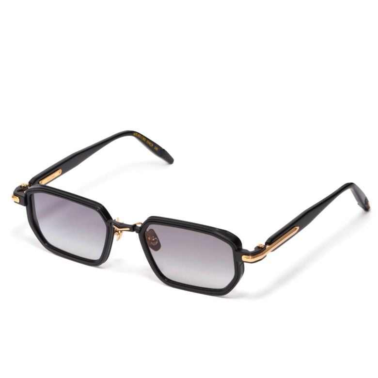 John Dalia Miles Geometric Frame Sunglasses With Gold Detailing