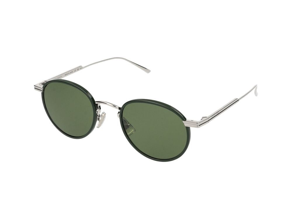 Bottega Veneta Sunglasses Bv1389s 003 Silver Silver Green 48/21/140