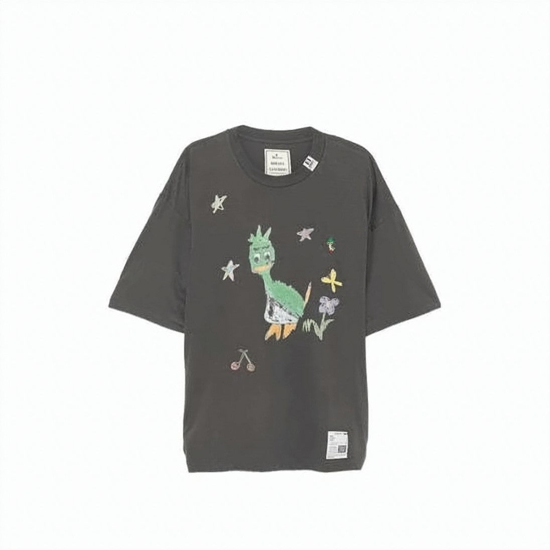 Maison Mihara Yasuhiro Short-Sleeve Graphic T-Shirt With Playful Bird Motif