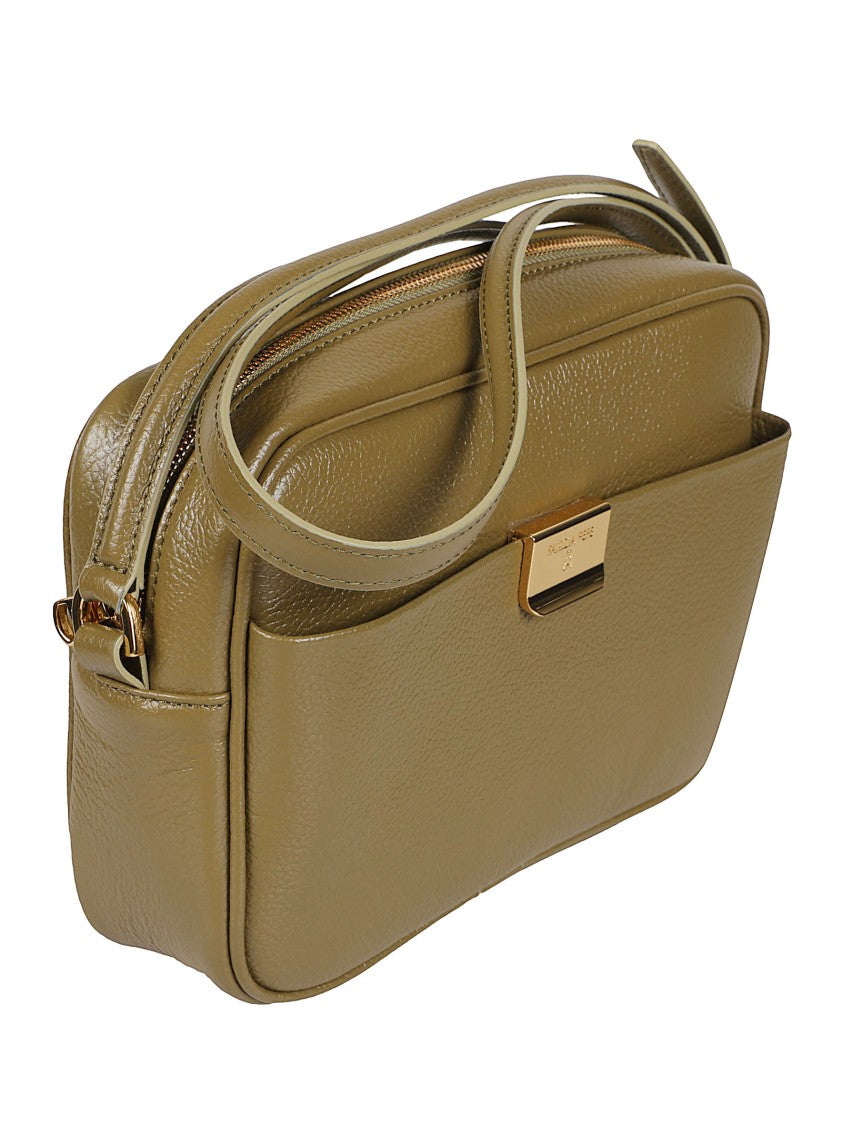 Patrizia Pepe All Day Rectangular Calfskin Shoulder Bag