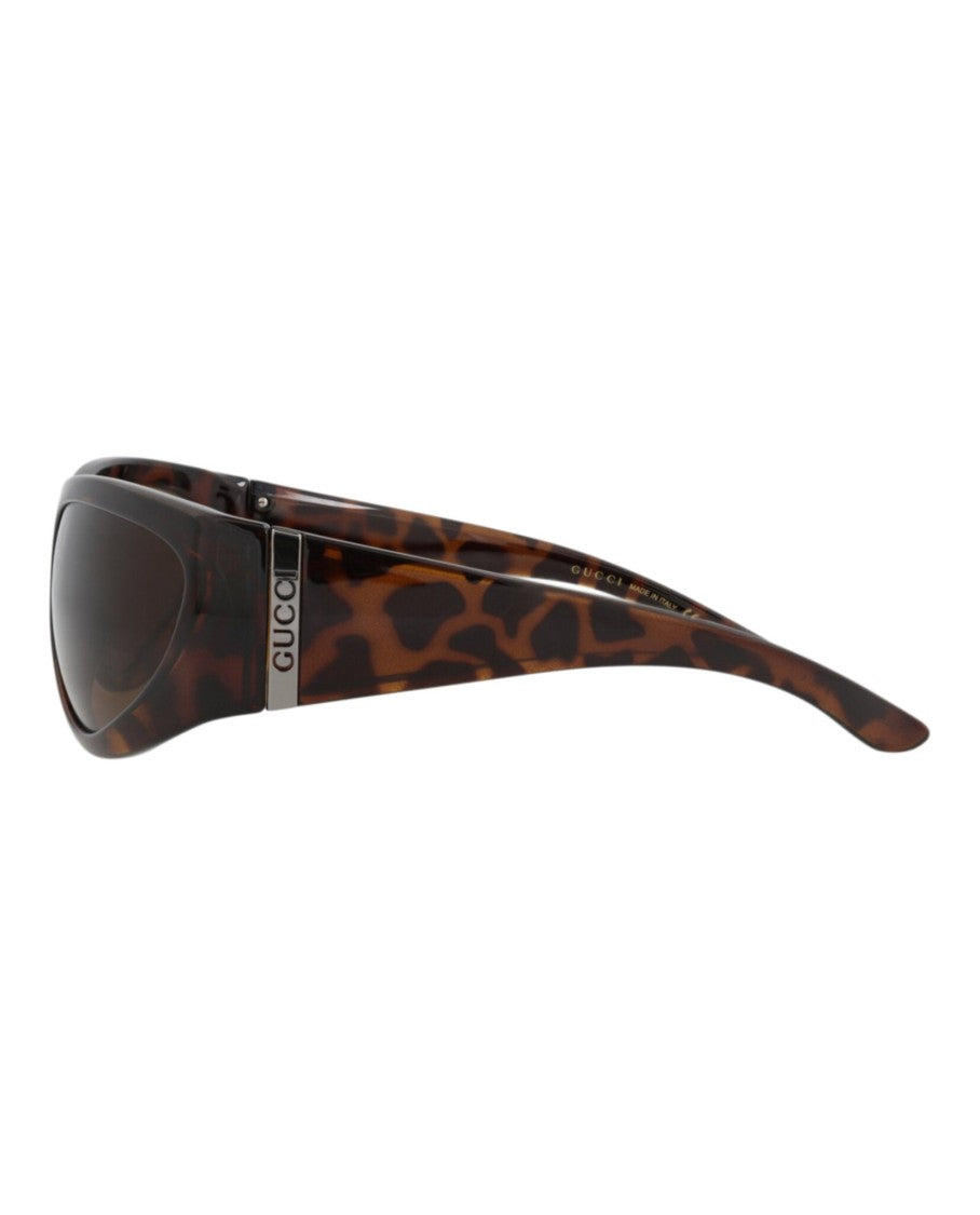 Gucci Shield-Frame Injection Sunglasses