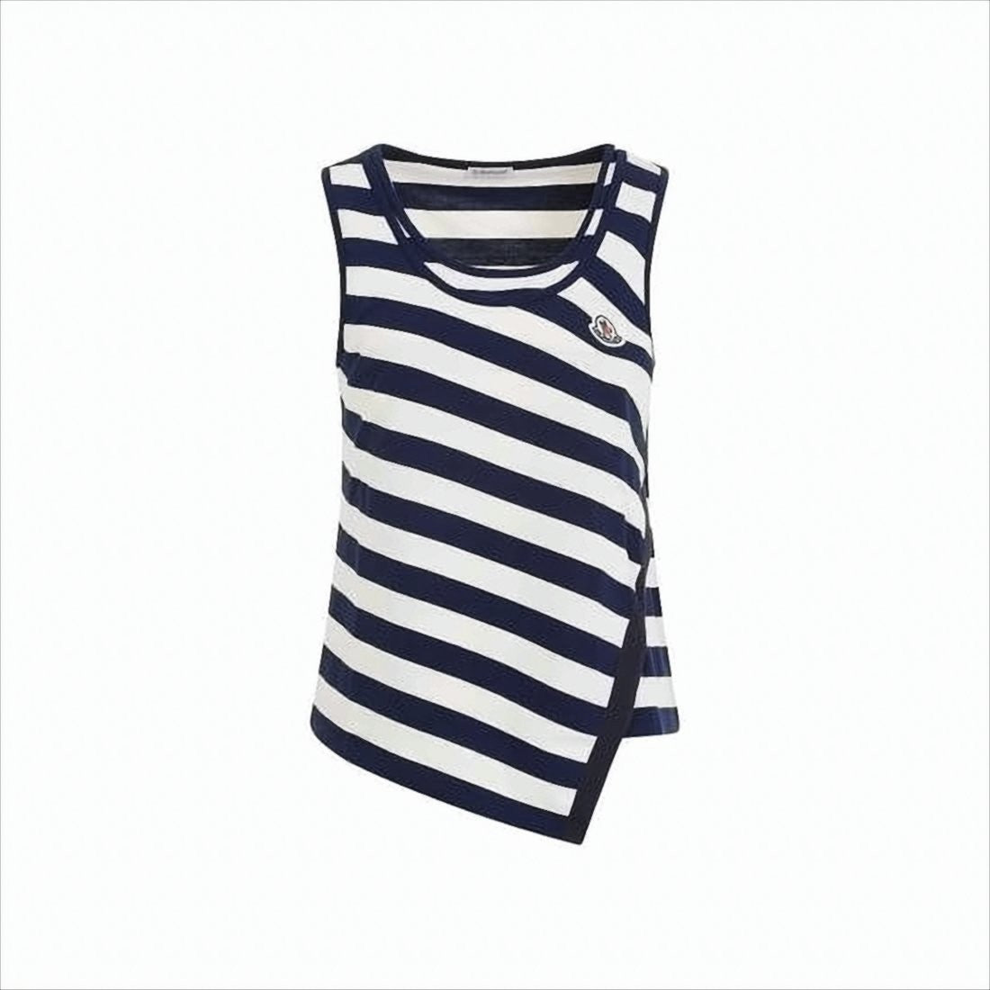 Moncler Sleeveless Striped Cotton Top