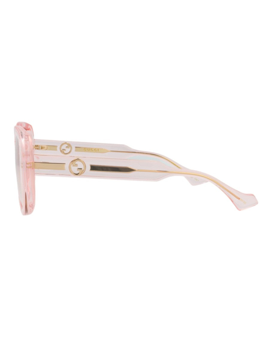 Gucci Square-Frame Injection Sunglasses