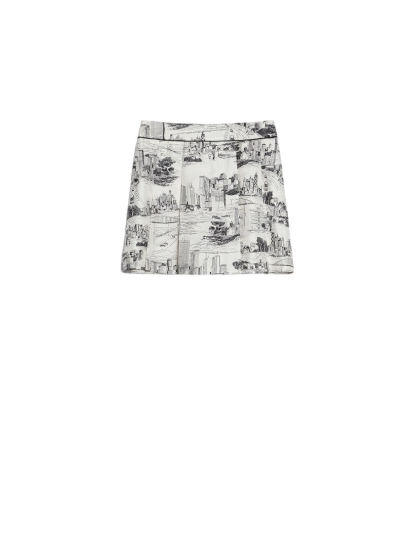 Max Mara Silk Twill Shorts
