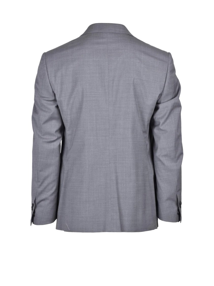 Corneliani Grey Virgin Wool Elastomultiester Men Suit