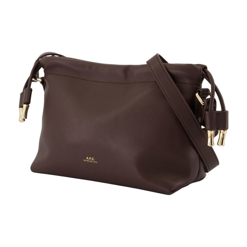 A.P.C. Ninon Mini Crossbody - Synthetic - Brown